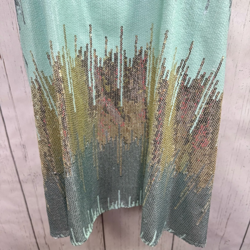 Show Me Your Mumu Sequin Halter Dress Boho Luxe Party Glam Festival Sparkle - Picture 7 of 16